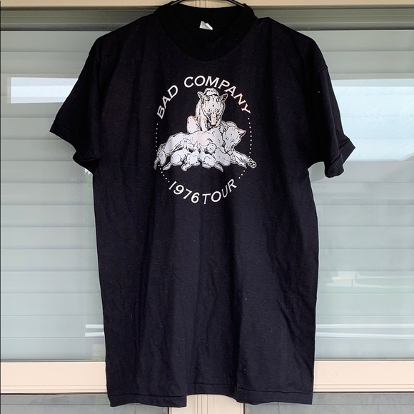 ORIGINAL Bad Company 1976 Tour Shirt - Picture 1 of 3